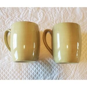 Tabletops Unlimited Espana Lifestyle Large Coffee Tea Mug Set Of 2 Sage